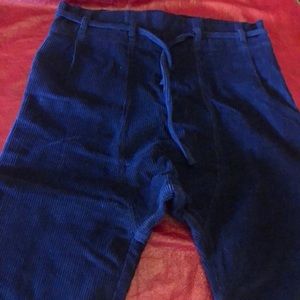 Oak corduroy cropped karate pants